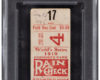 1919 World Series ticket stub
