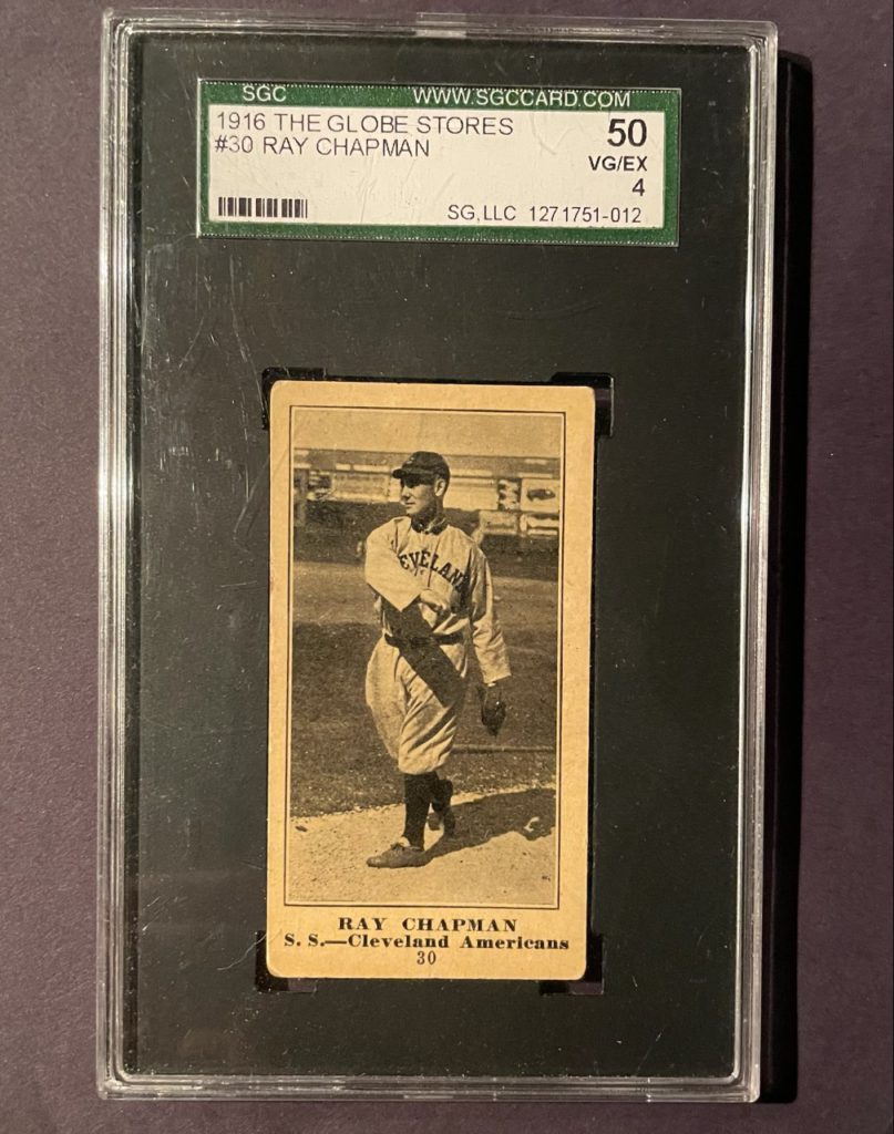 Ray Chapman Baseball Card