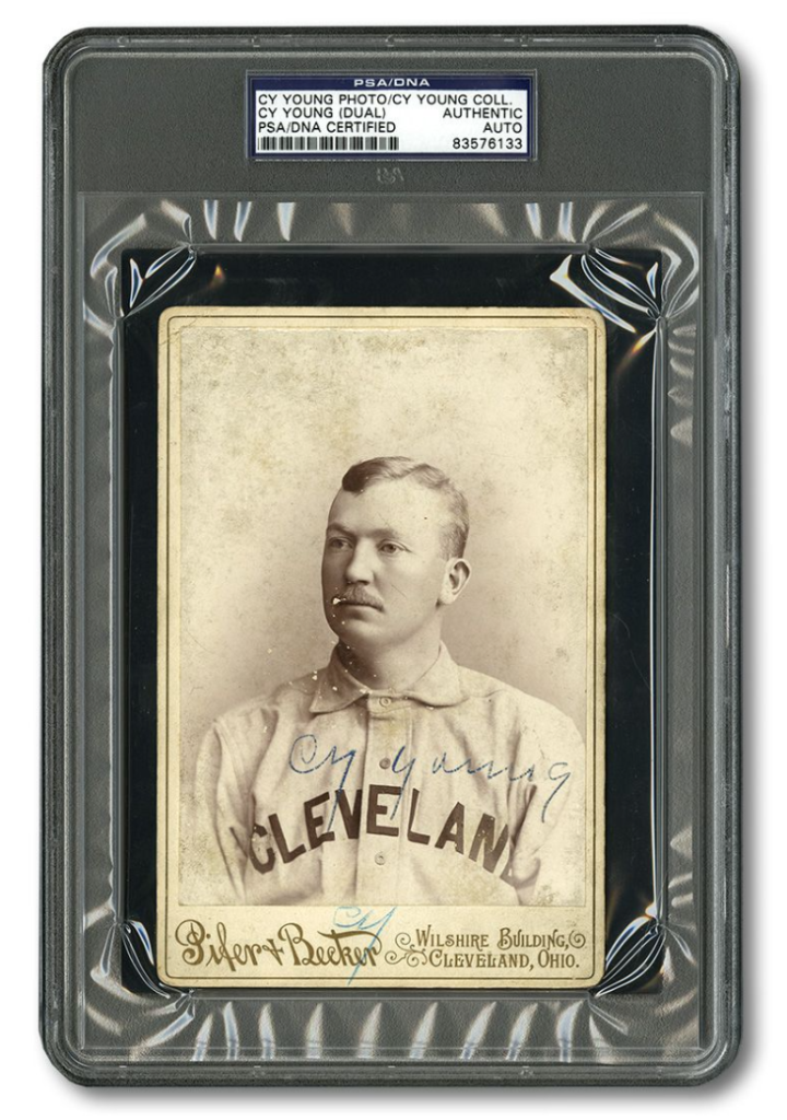 Cy Young Cabinet Card