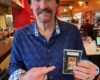 Wade Boggs with Honus Wagner card