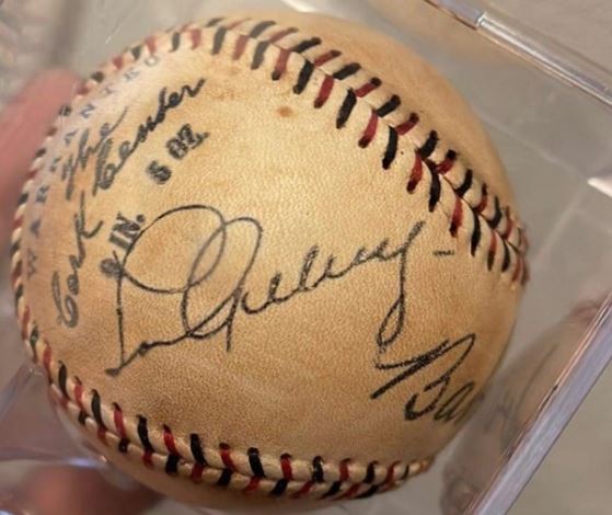 Lou Gehrig signed baseball
